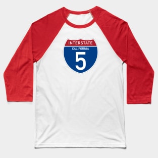 Interstate 5 - California Baseball T-Shirt